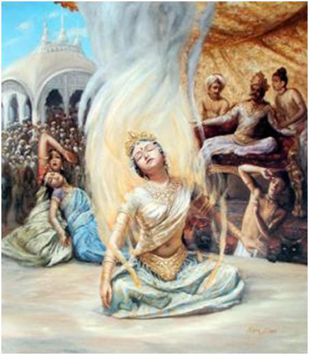 16 Síva és Szatí mítosza 2 - Satí elhamvasztjai magát